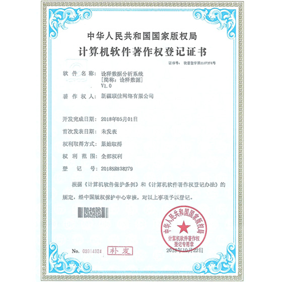 诠释数据分析系统软著