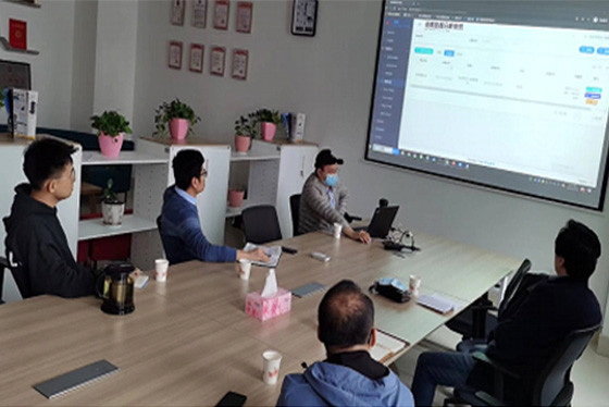 2021年3月，新疆联佳网络有限公司和中国科学院新疆理化技术研究所技术人员进行系统业务探讨。