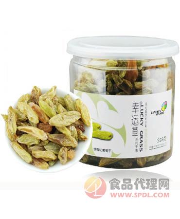 幸运草无核葡萄干绿香妃220g/盒